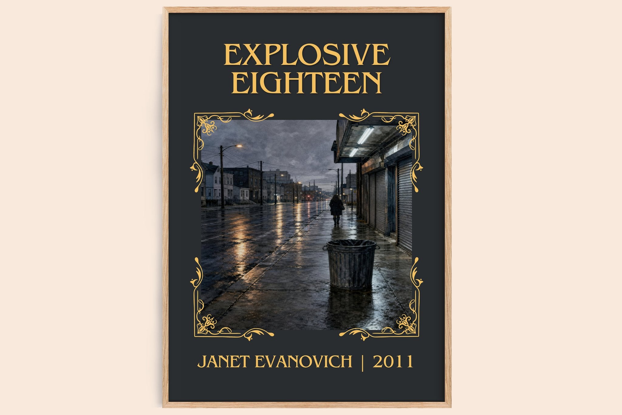 Explosive Eighteen Classic Book Art Print by Janet Evanovich