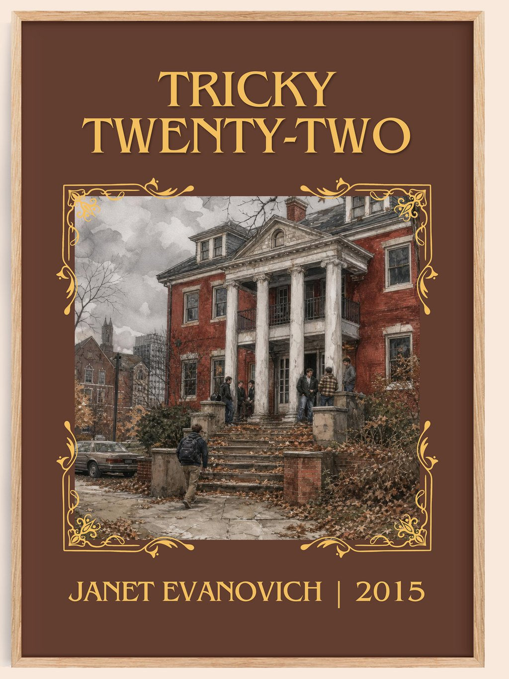 Tricky Twenty-Two Classic Book Art Print by Janet Evanovich – book poster