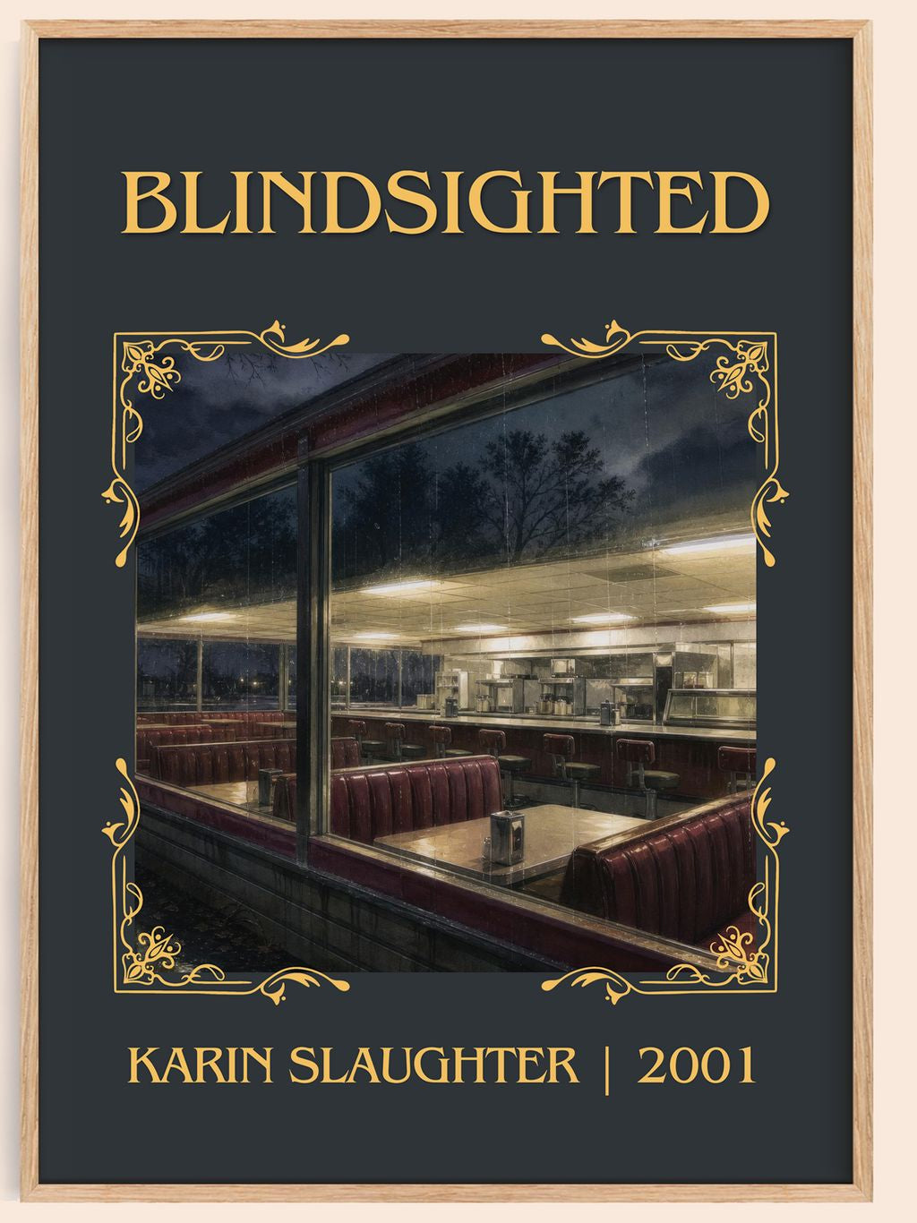 Blindsighted Classic Book Art Print by Karin Slaughter – book poster