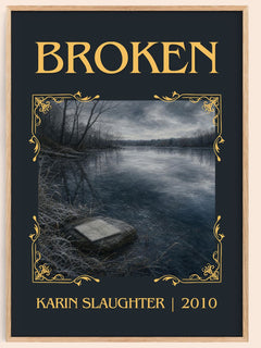 Broken Classic Book Art Print by Karin Slaughter – book poster