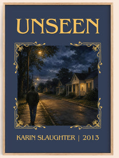Unseen Classic Book Art Print by Karin Slaughter – book poster