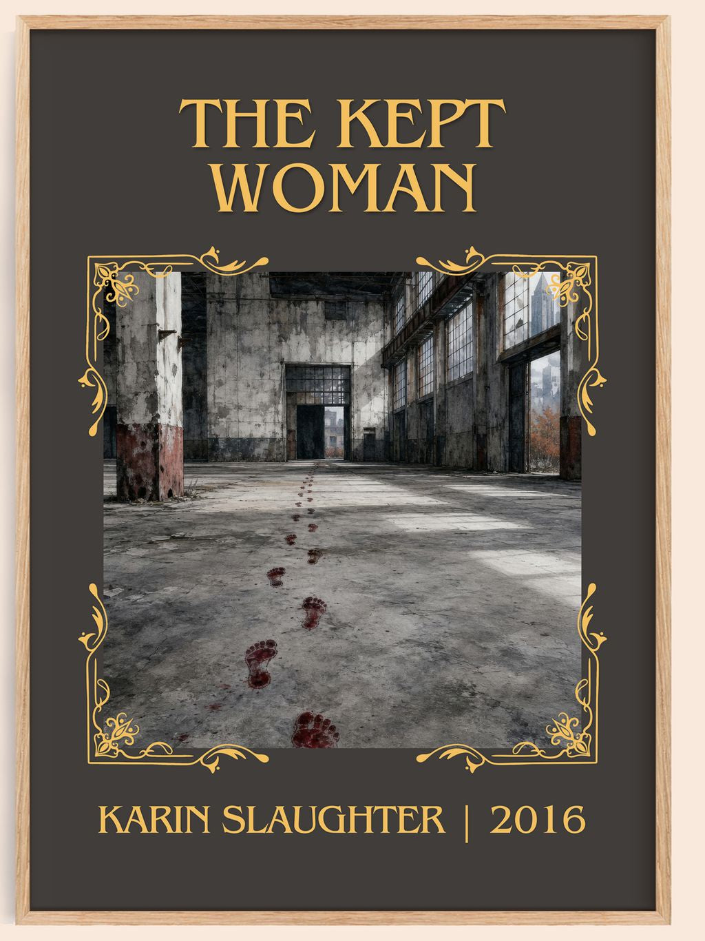 The Kept Woman Classic Book Art Print by Karin Slaughter – book poster