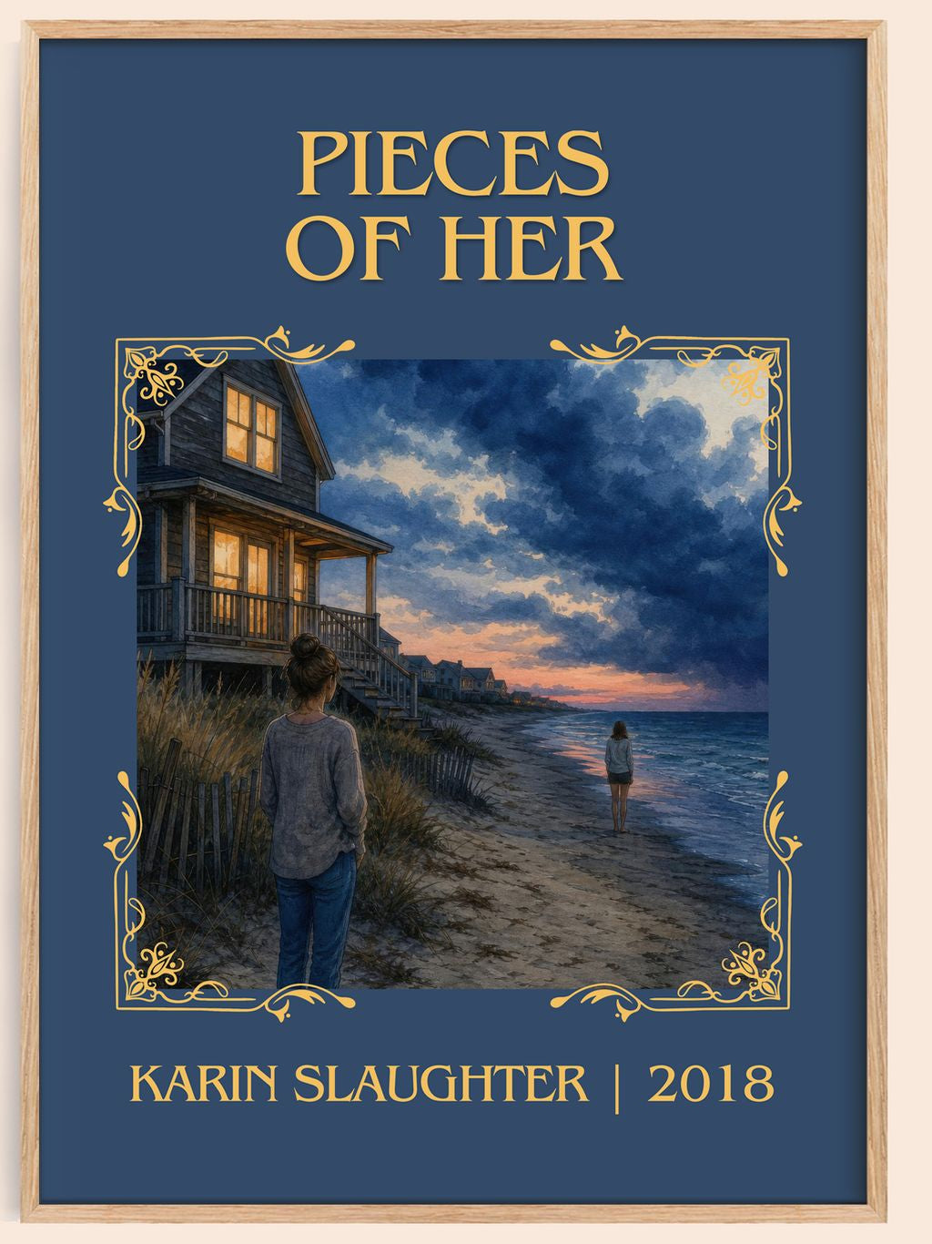 Pieces of Her Classic Book Art Print by Karin Slaughter – book poster