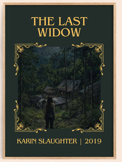 The Last Widow Classic Book Art Print by Karin Slaughter – book poster