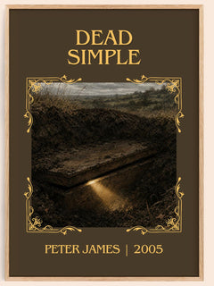 Dead Simple Classic Book Art Print by Peter James – book poster