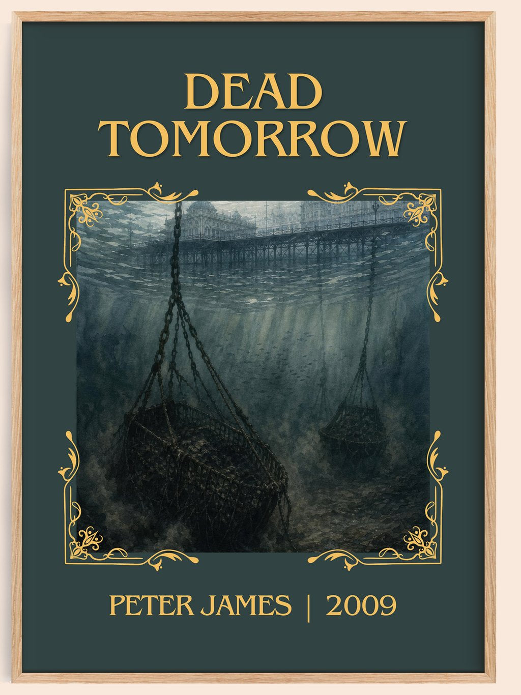Dead Tomorrow Classic Book Art Print by Peter James – book poster