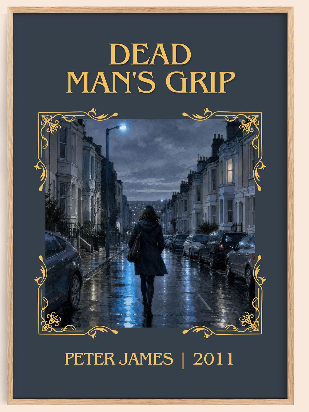 Dead Man's Grip Classic Book Art Print by Peter James – book poster