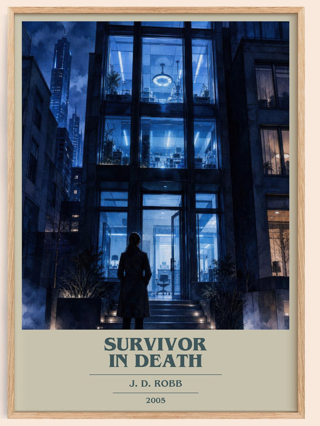 Survivor In Death Book Cover Poster by J. D. Robb