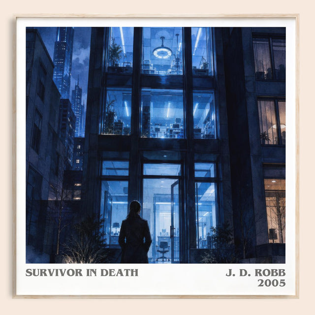 Survivor In Death Literary Art Print by J. D. Robb
