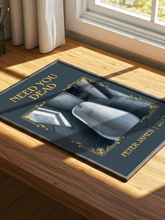 Need You Dead Classic Book Art Print by Peter James – print on a sunlit desk
