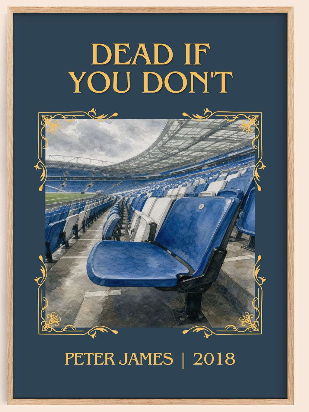 Dead If You Don't Classic Book Art Print by Peter James – book poster