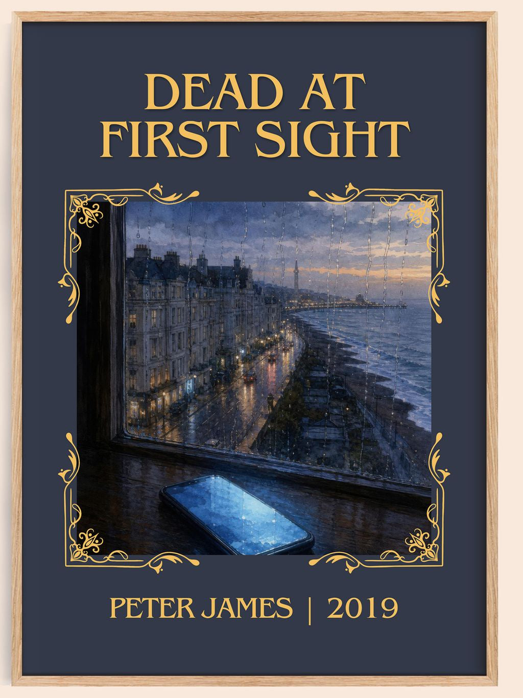 Dead at First Sight Classic Book Art Print by Peter James – book poster