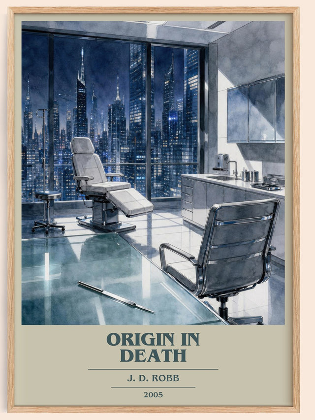 Origin In Death Book Cover Poster by J. D. Robb