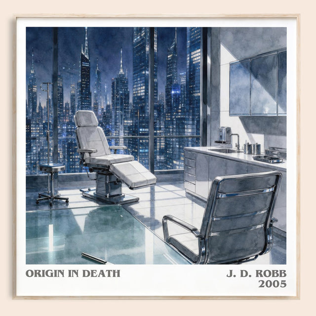 Origin In Death Literary Art Print by J. D. Robb