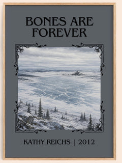 Bones Are Forever Classic Book Art Print by Kathy Reichs – book poster