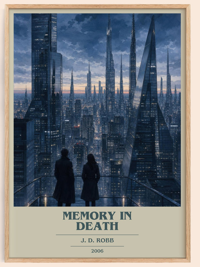 Memory In Death Book Cover Poster by J. D. Robb