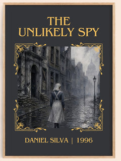 The Unlikely Spy Classic Book Art Print by Daniel Silva – book poster