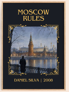 Moscow Rules Classic Book Art Print by Daniel Silva – book poster