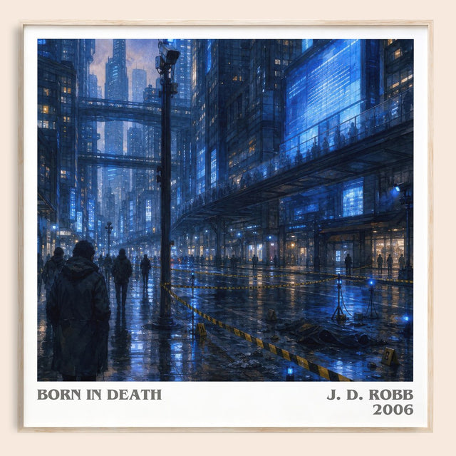 Born In Death Literary Art Print by J. D. Robb