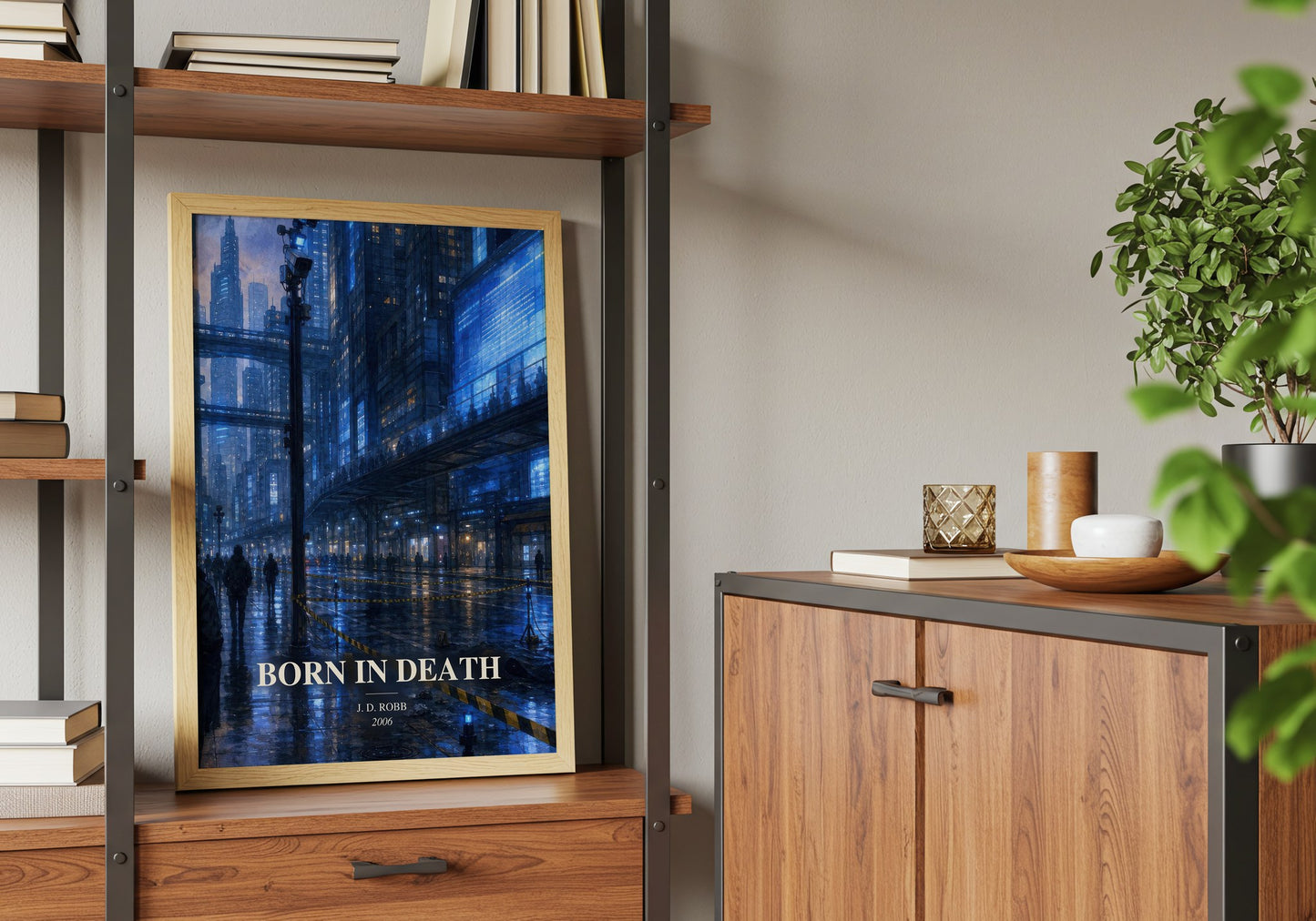 Born In Death book watercolour illustration paper finish options – matte satin gloss