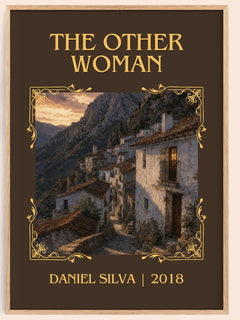 The Other Woman Classic Book Art Print by Daniel Silva – book poster