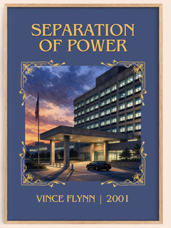 Separation of Power Classic Book Art Print by Vince Flynn – book poster