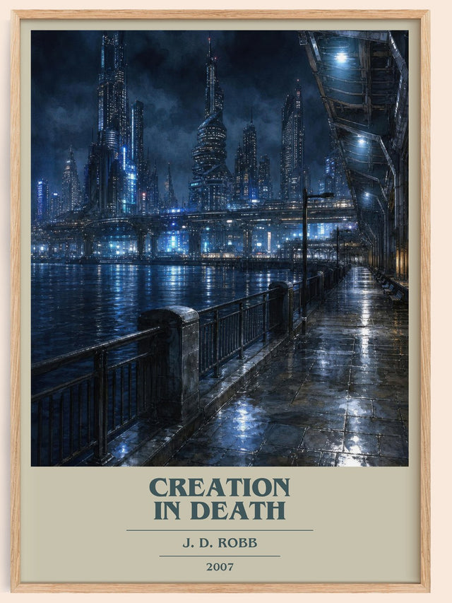 Creation In Death Book Cover Poster by J. D. Robb