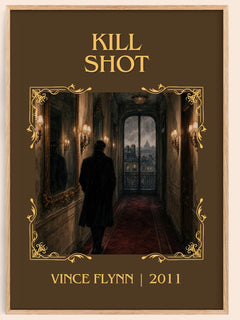 Kill Shot Classic Book Art Print by Vince Flynn – book poster