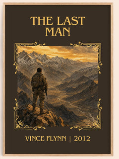The Last Man Classic Book Art Print by Vince Flynn – book poster