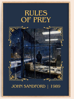 Rules of Prey Classic Book Art Print by John Sandford – book poster