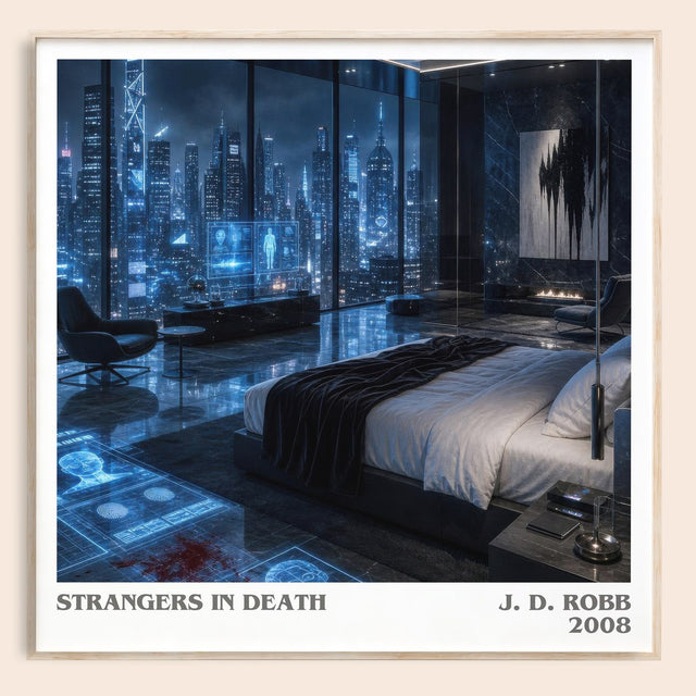 Strangers In Death Literary Art Print by J. D. Robb