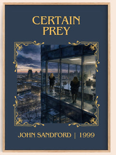 Certain Prey Classic Book Art Print by John Sandford – book poster