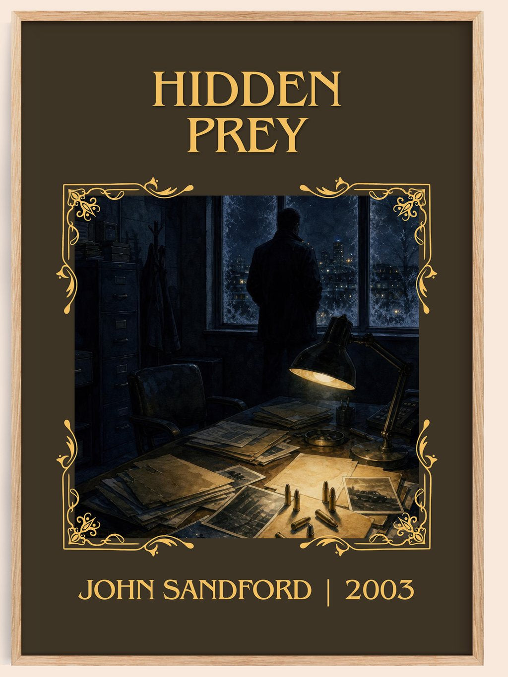 Hidden Prey Classic Book Art Print by John Sandford – book poster