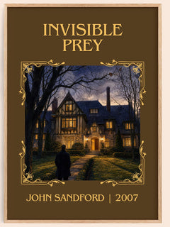 Invisible Prey Classic Book Art Print by John Sandford – book poster