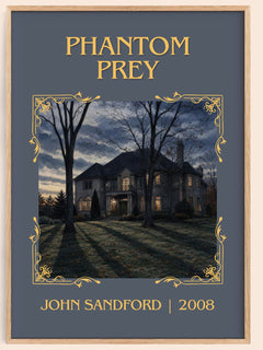 Phantom Prey Classic Book Art Print by John Sandford – book poster