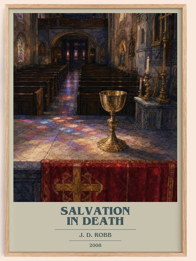 Salvation In Death Book Cover Poster by J. D. Robb