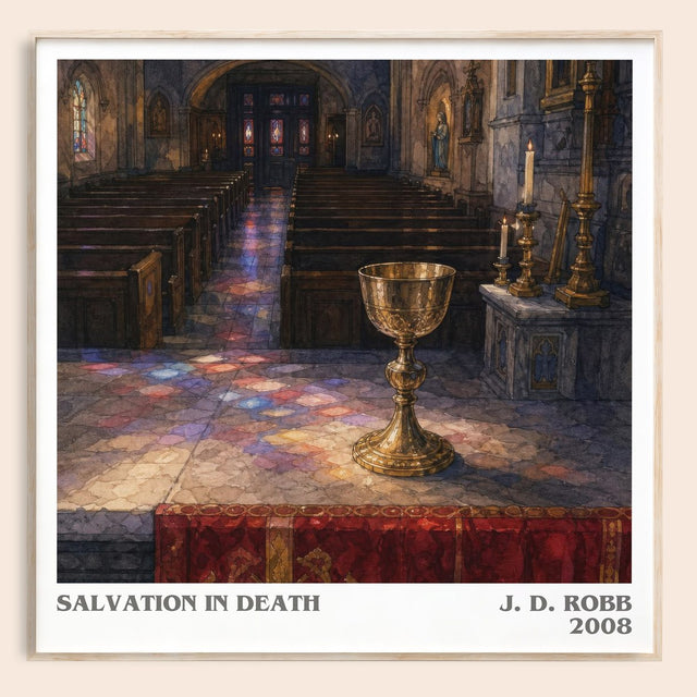 Salvation In Death Literary Art Print by J. D. Robb