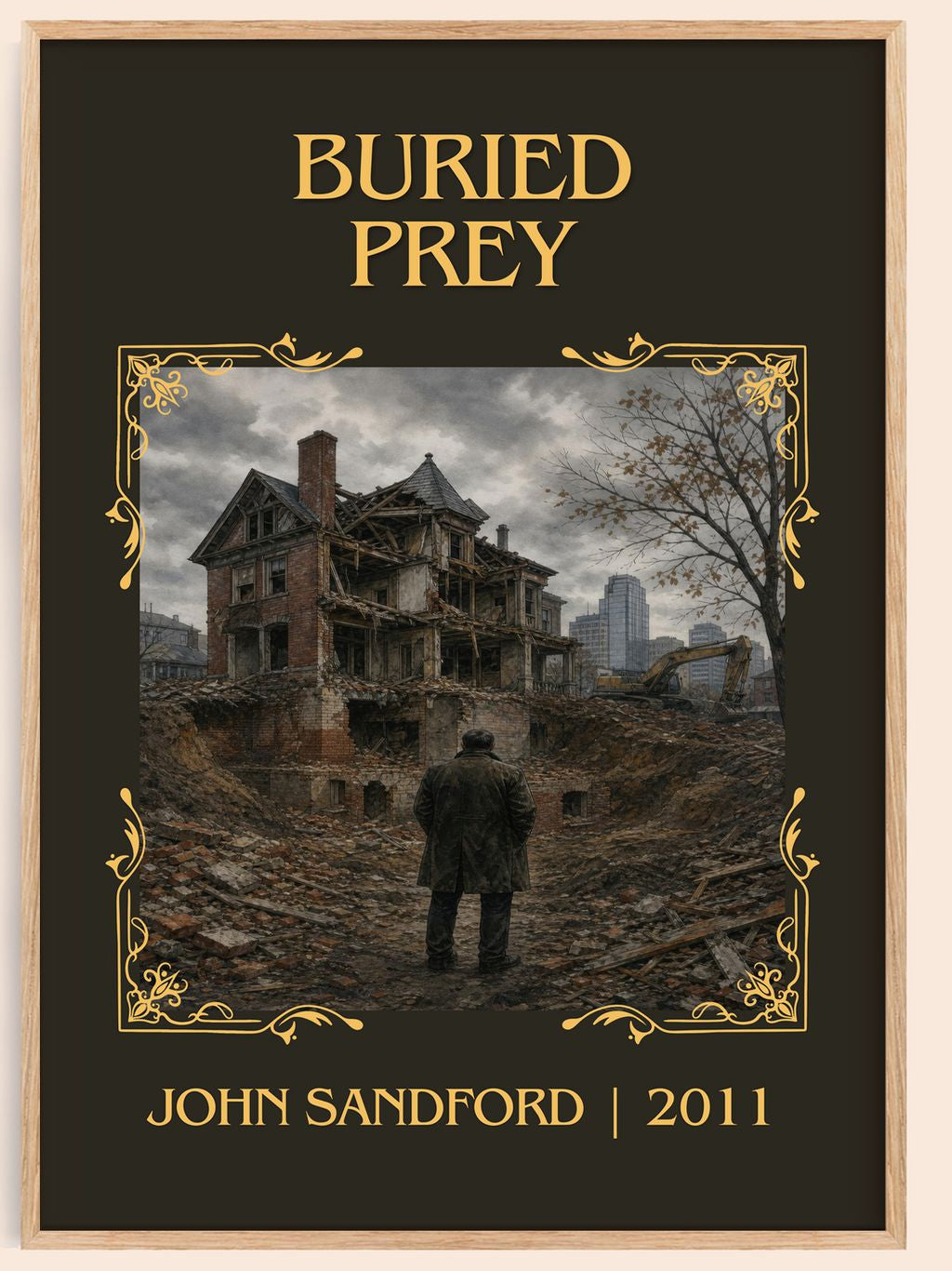 Buried Prey Classic Book Art Print by John Sandford – book poster
