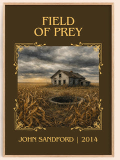 Field of Prey Classic Book Art Print by John Sandford – book poster