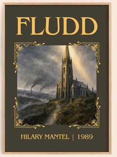 Fludd Classic Book Art Print by Hilary Mantel – book poster