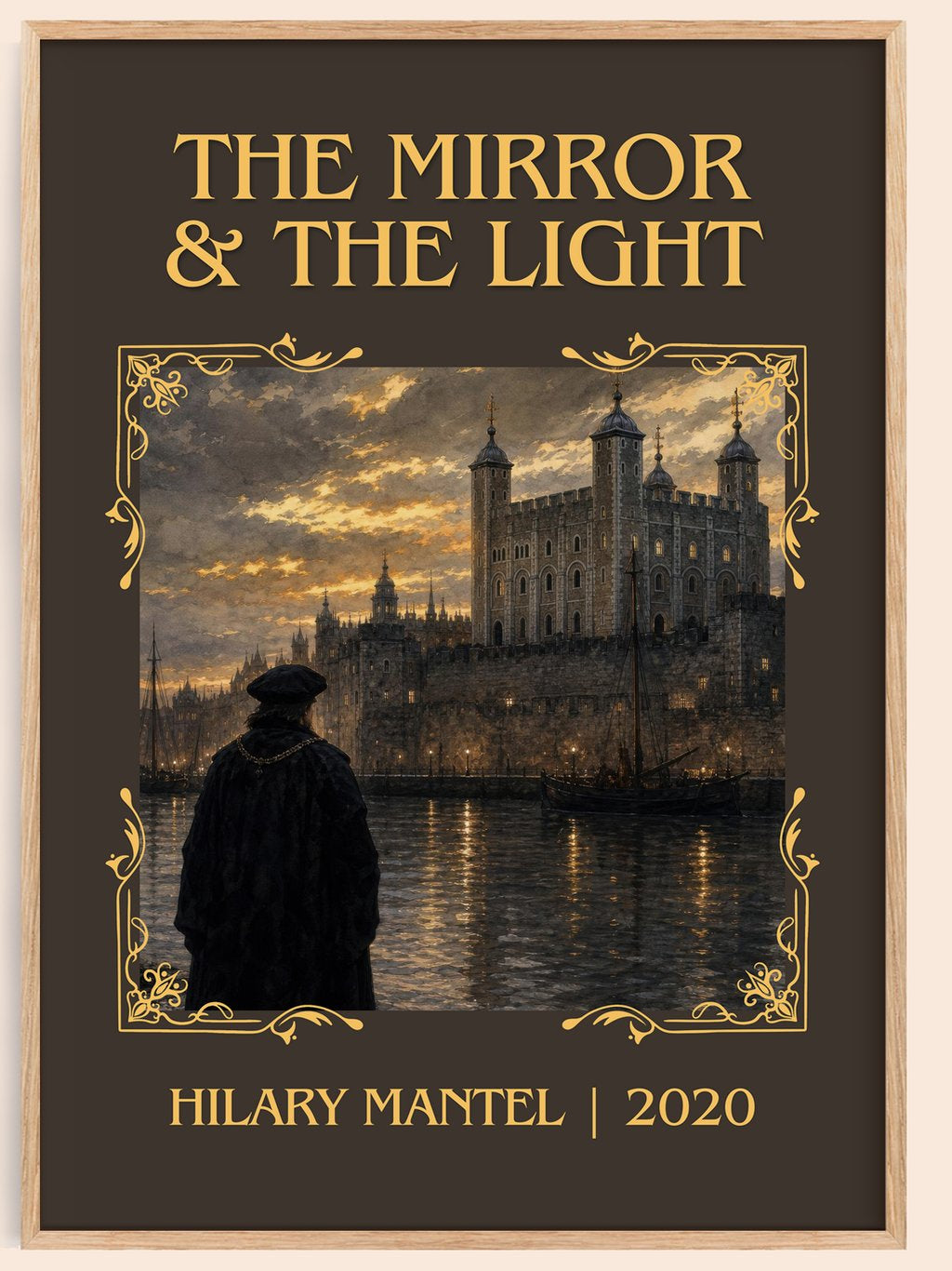 The Mirror & the Light Classic Book Art Print by Hilary Mantel – book poster