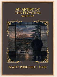 Artist of the Floating World Classic Book Art Print by Kazuo Ishiguro – book poster