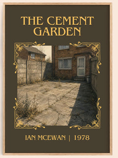 The Cement Garden Classic Book Art Print by Ian McEwan – book poster