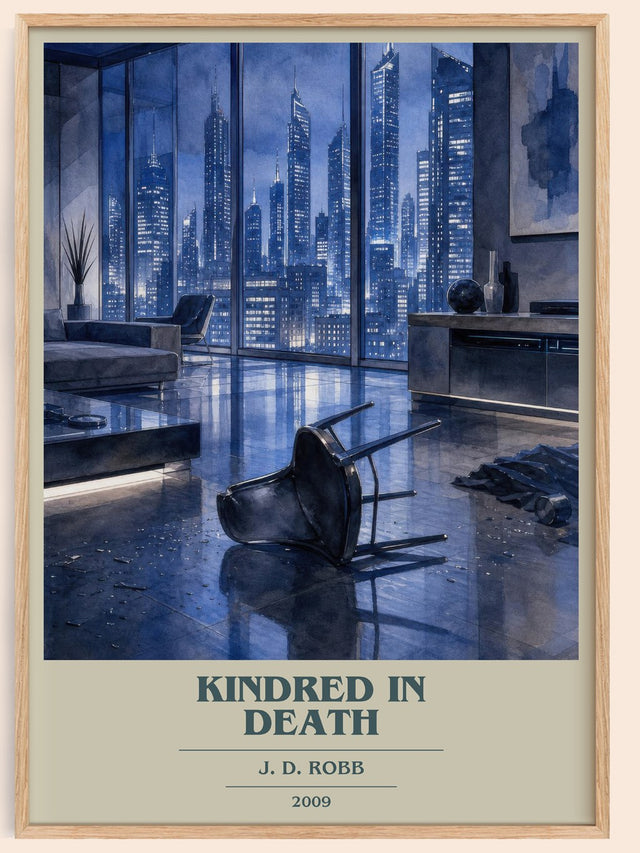 Kindred In Death Book Cover Poster by J. D. Robb