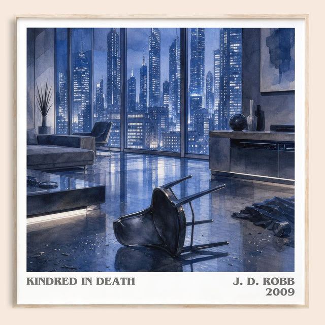 Kindred In Death Literary Art Print by J. D. Robb