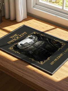 The Innocent Classic Book Art Print by Ian McEwan – print on a sunlit desk