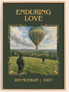 Enduring Love Classic Book Art Print by Ian McEwan – book poster