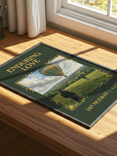 Enduring Love Classic Book Art Print by Ian McEwan – print on a sunlit desk