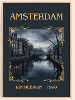 Amsterdam Classic Book Art Print by Ian McEwan – book poster