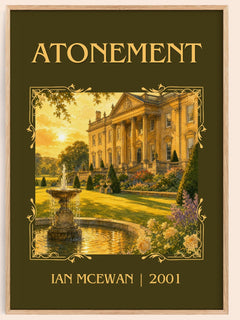 Atonement Classic Book Art Print by Ian McEwan – book poster